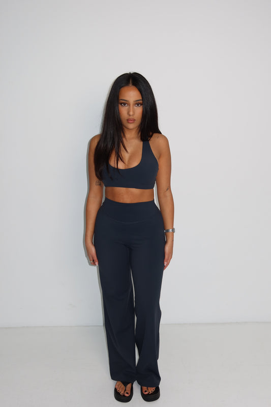 Flow Wide Leg Pants - Storm