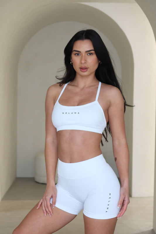 Contour Mini Crop - White