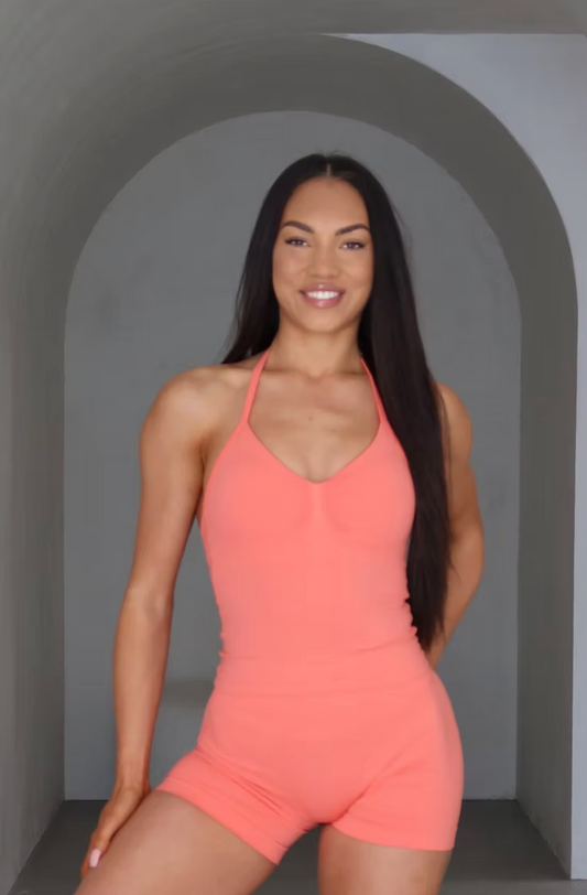 Dynamic Halter Tank - Coral