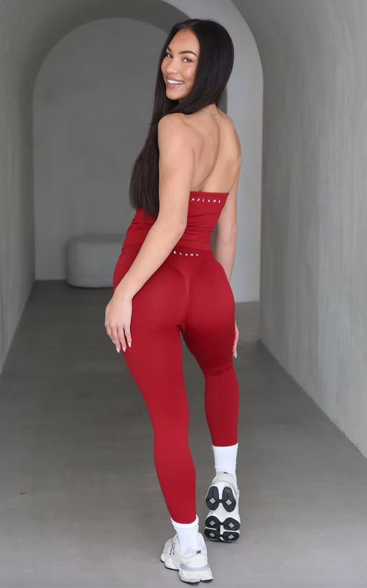 Dynamic Leggings - Dark Red