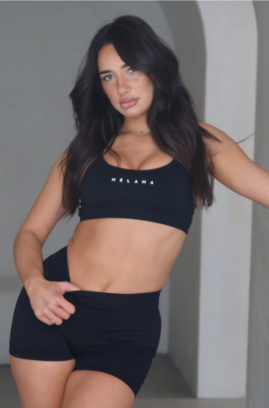 Ultimate Impact Cross Back Bra - Black