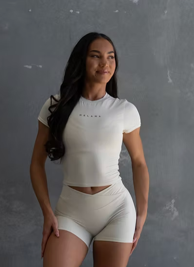 Nelana Baby Tee - Cream