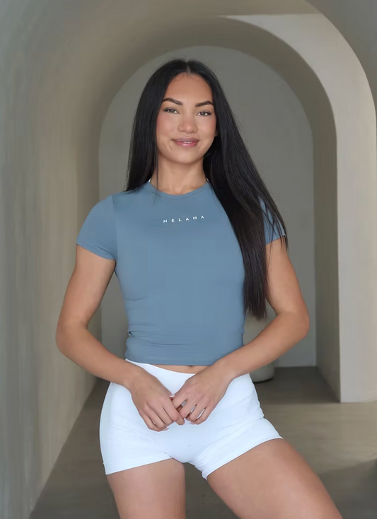 Nelana Baby Tee - Mist