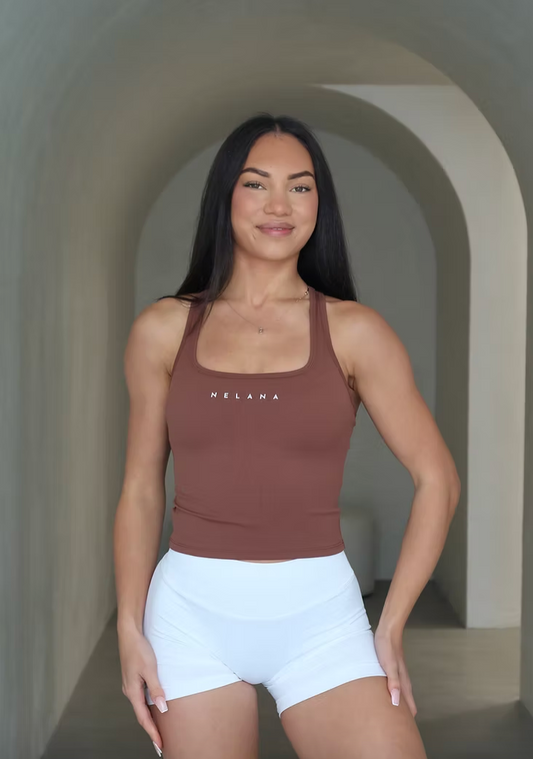 Seamless Tank - Warm Chocolate