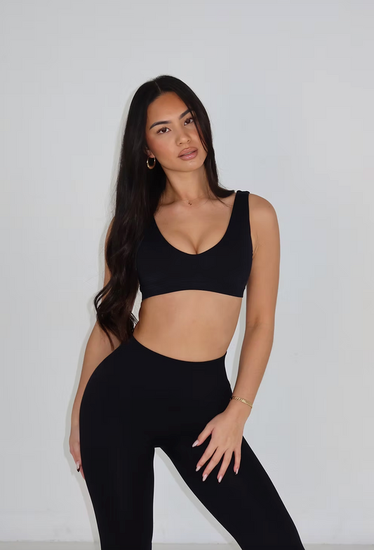 Dynamic Scoop Bra - Black