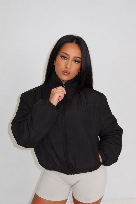 Nelana Puffer Jacket - Black