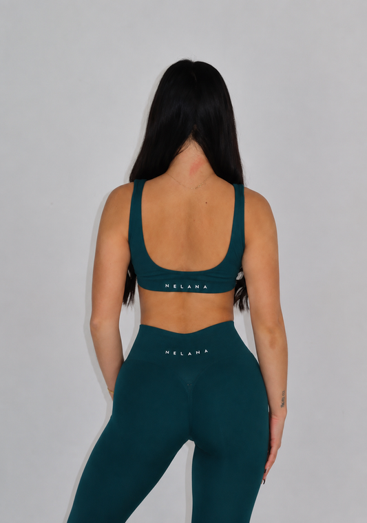 Dynamic Scoop Bra - Pine