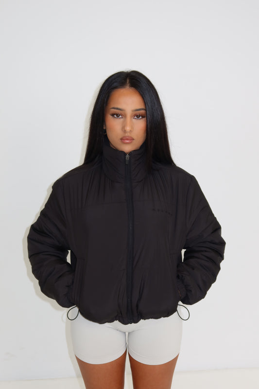 Nelana Puffer Jacket - Black