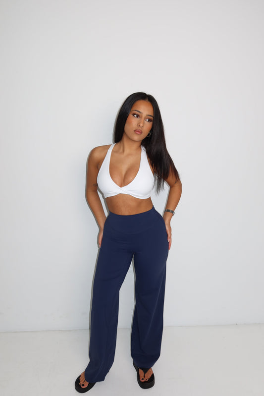 Flow Wide Leg Pants - Slate