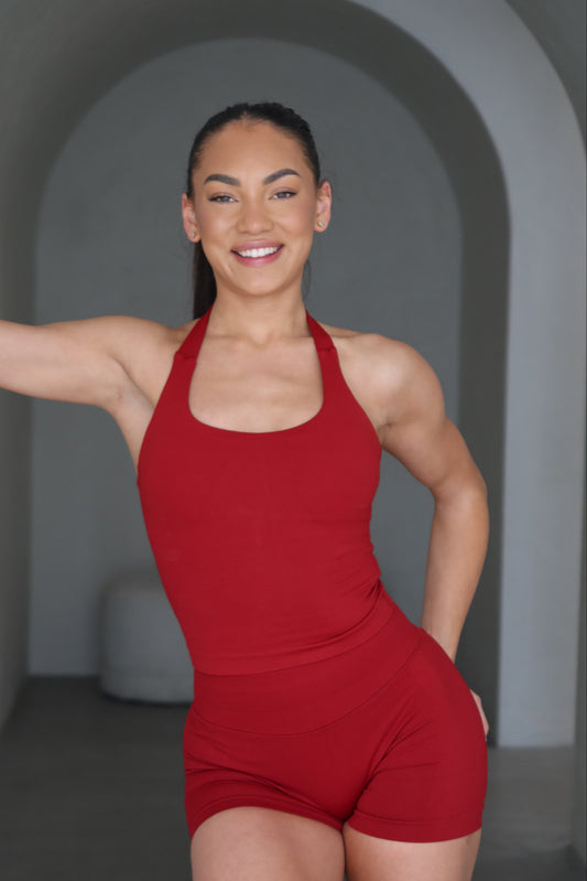 Dynamic Sculpt Tank - Dark Red