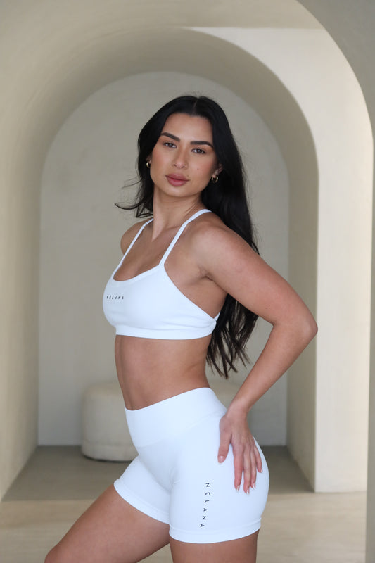 Contour Mini Crop - White