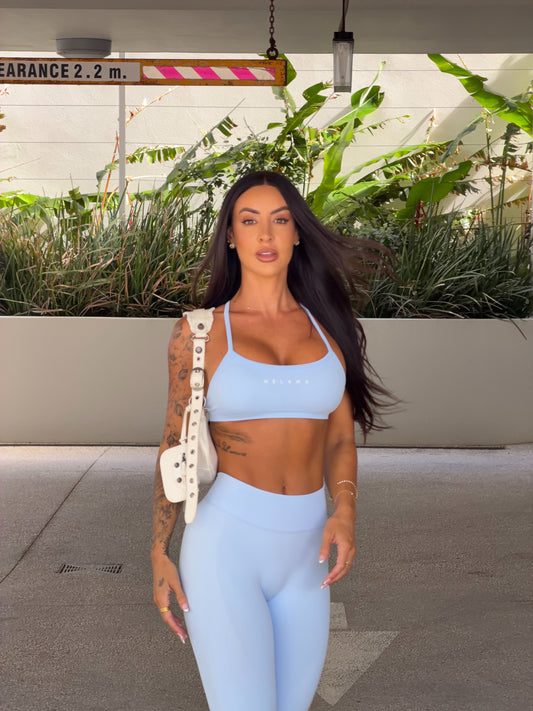 Contour Mini Crop - Light Blue