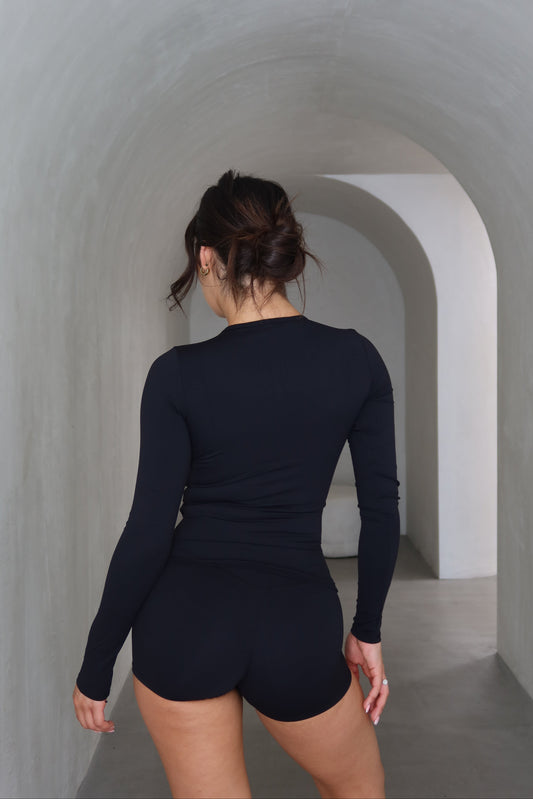 Seamless Long Sleeve - Black