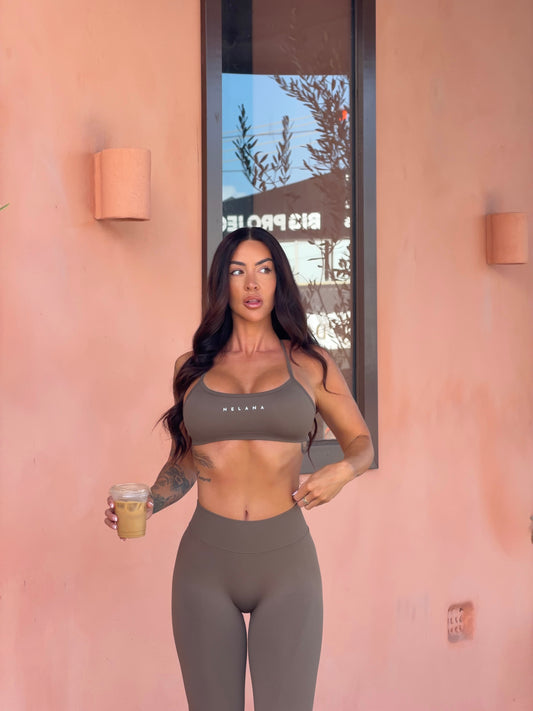 Contour Mini Crop - Light Brown