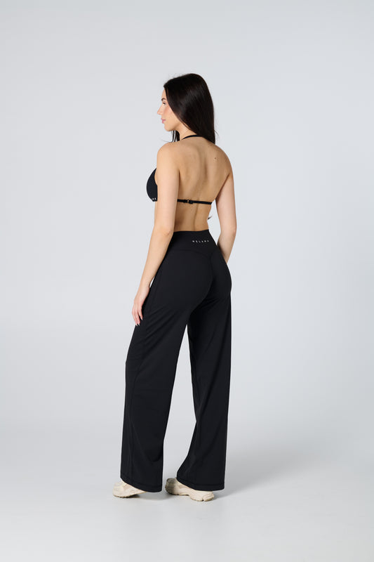 Core Wide Leg Pants - Black