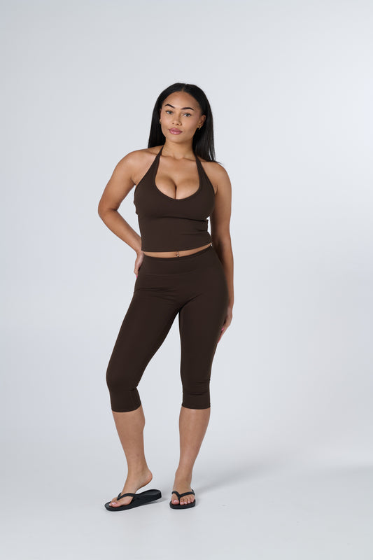 Core Capris - Mocha