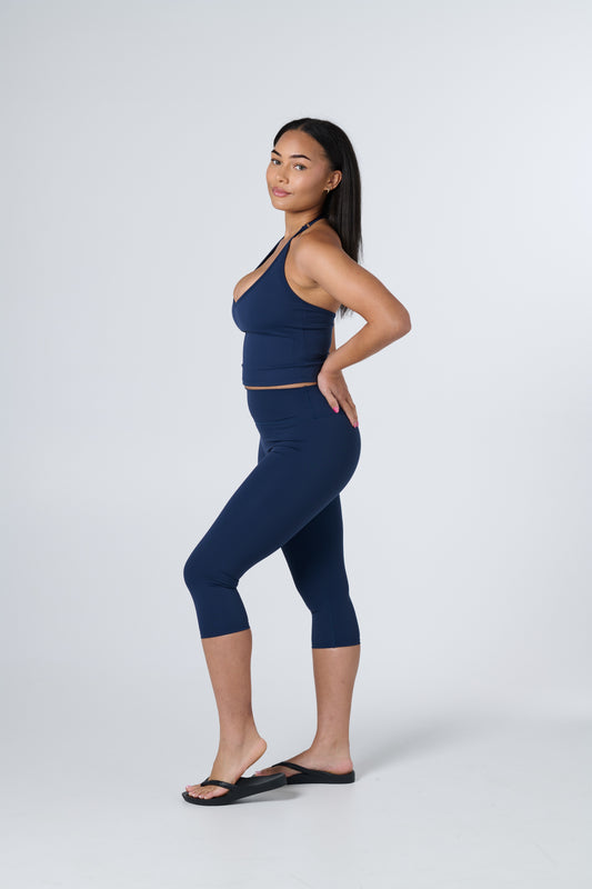 Core Capris - Navy