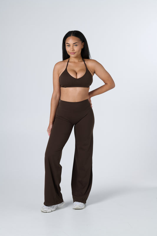 Core Wide Leg Pants - Mocha