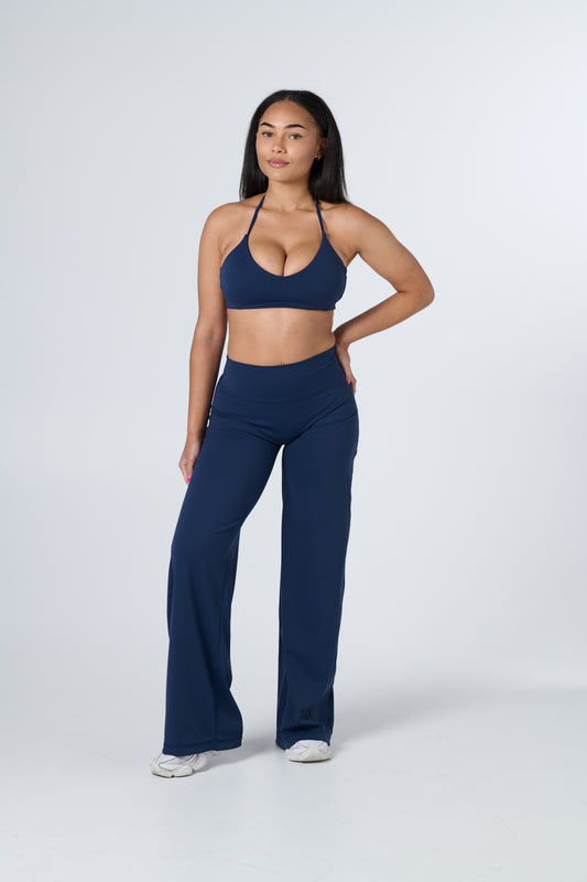 Core Wide Leg Pants - Navy