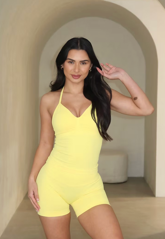 Dynamic Halter Tank - Yellow