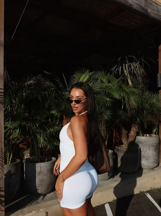 Dynamic Halter Tank - White