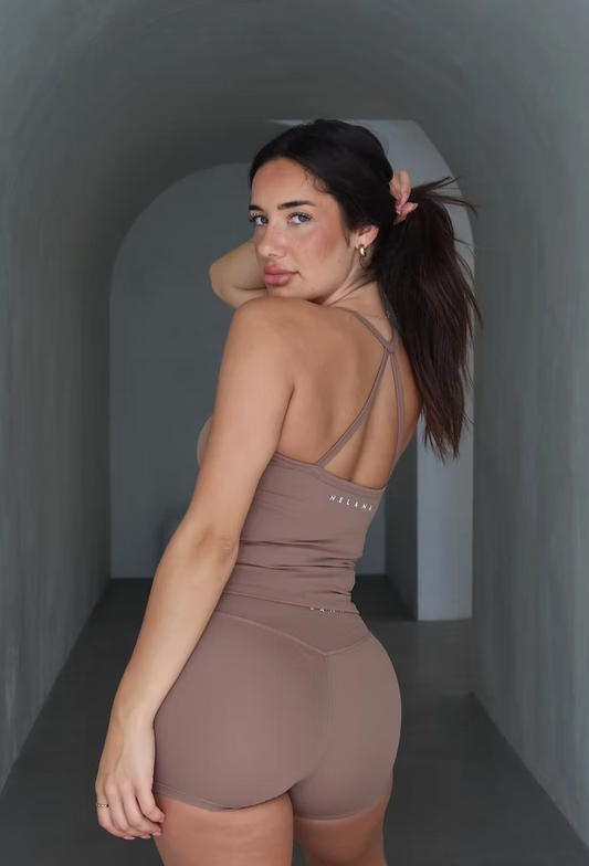 Seamless Mini Shorts - Toffee