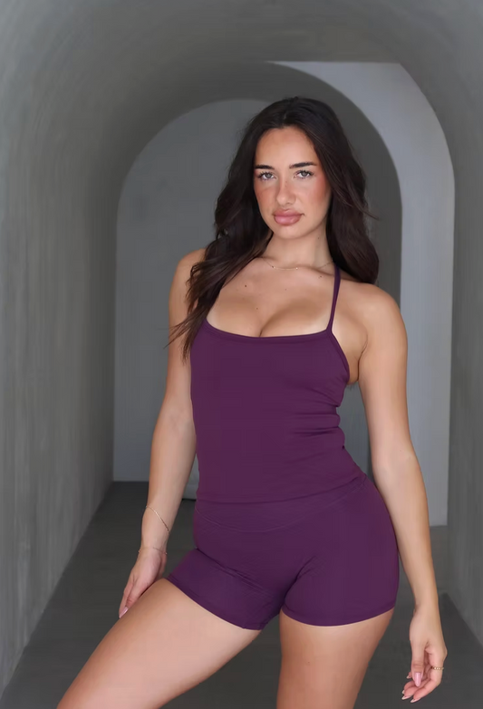 Seamless Crop Tank - Orchid
