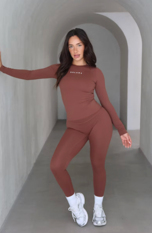 Seamless Leggings - Warm Chocolate