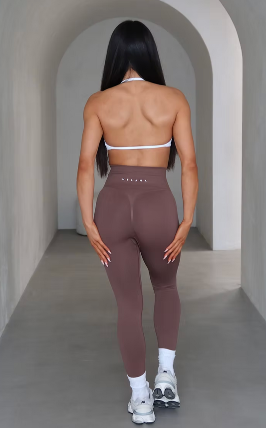 Signature Scrunch Leggings - Latte