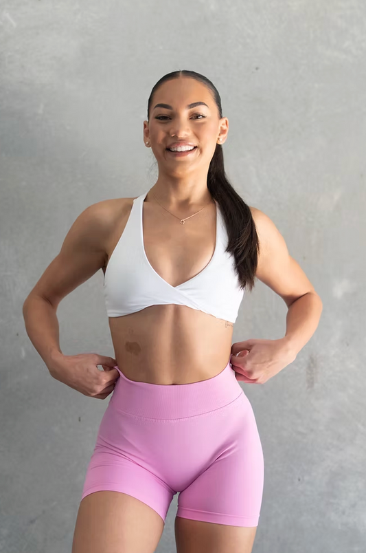Signature Scrunch Shorts - Fairyfloss