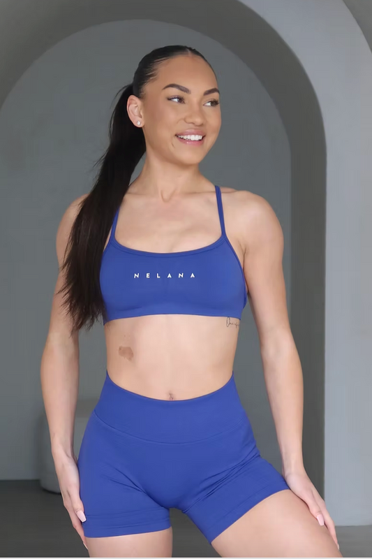 Signature Scrunch Shorts - Dark Blue
