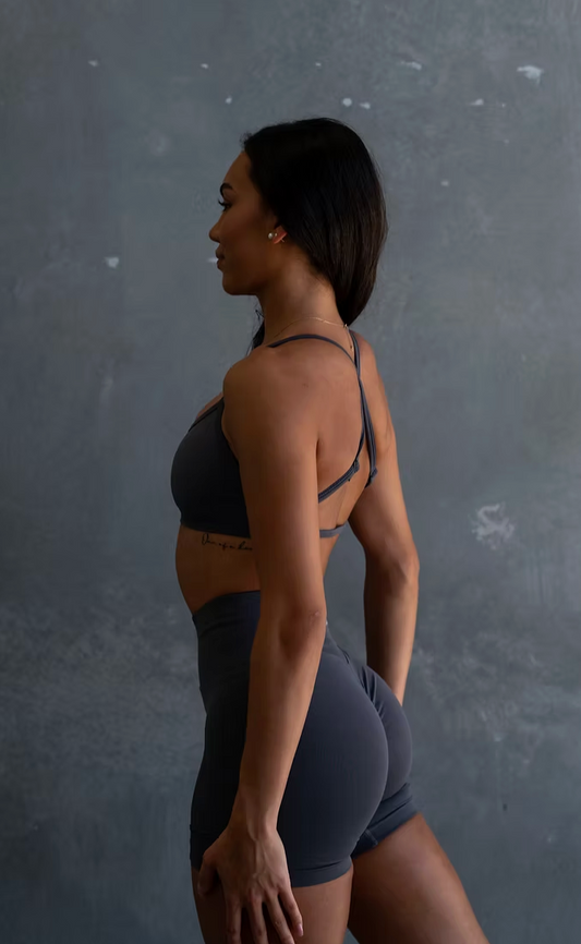 Signature Mini Crop - Grey