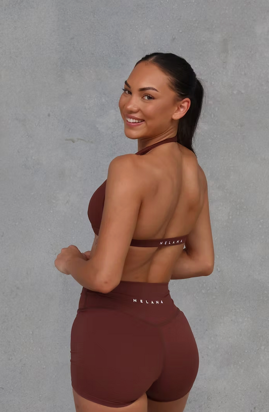 Seamless Plunge Bra - Cappuccino