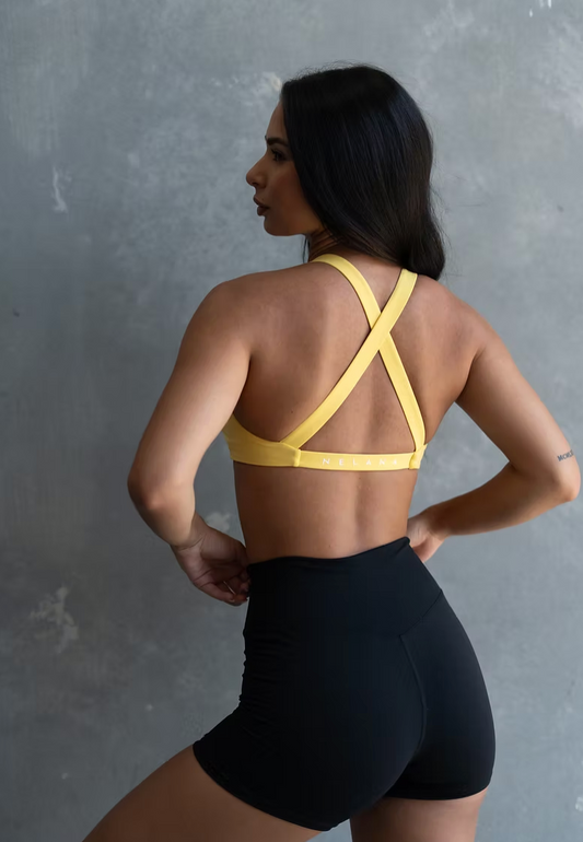 Twist Bra - Yellow