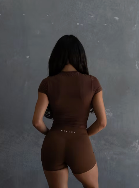 Nelana Baby Tee - Hazelnut
