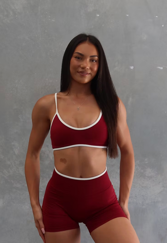 Poise Crop - Scarlet