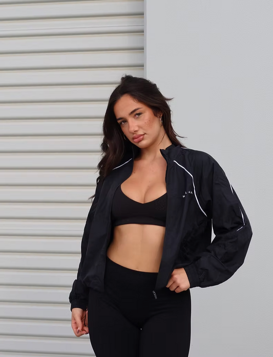 Nelana Windbreaker – Black