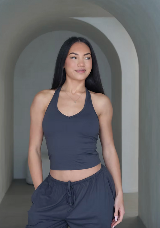 Off Duty Lounge Tank - Charcoal