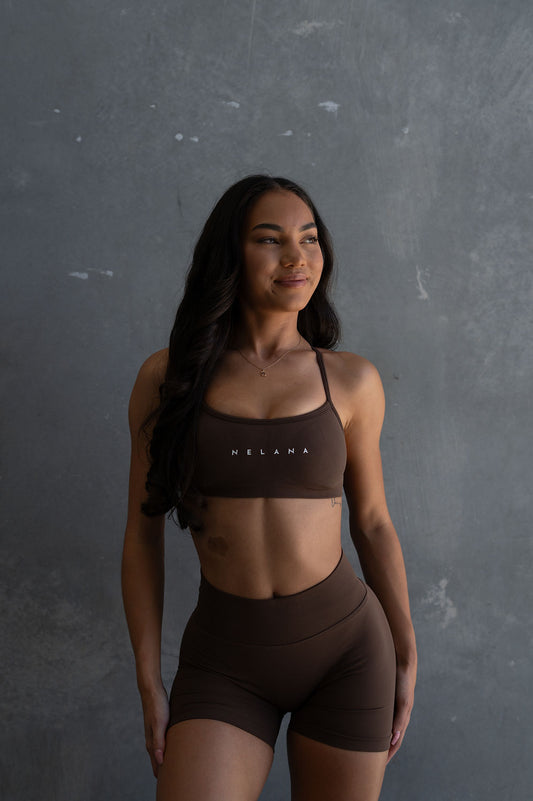 Signature Mini Crop - Chocolate