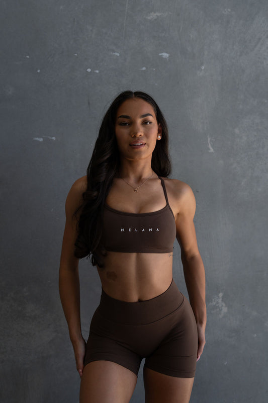 Signature Mini Crop - Chocolate