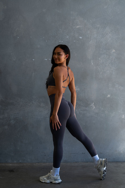 Signature Scrunch Leggings - Grey
